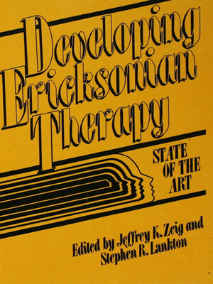 cover image of Developing Ericksonian Therapy